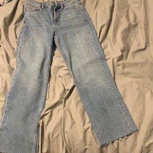 Topshop straight jeans